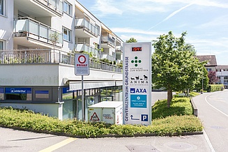 Abzweigung zur Kleintierpraxis Anima